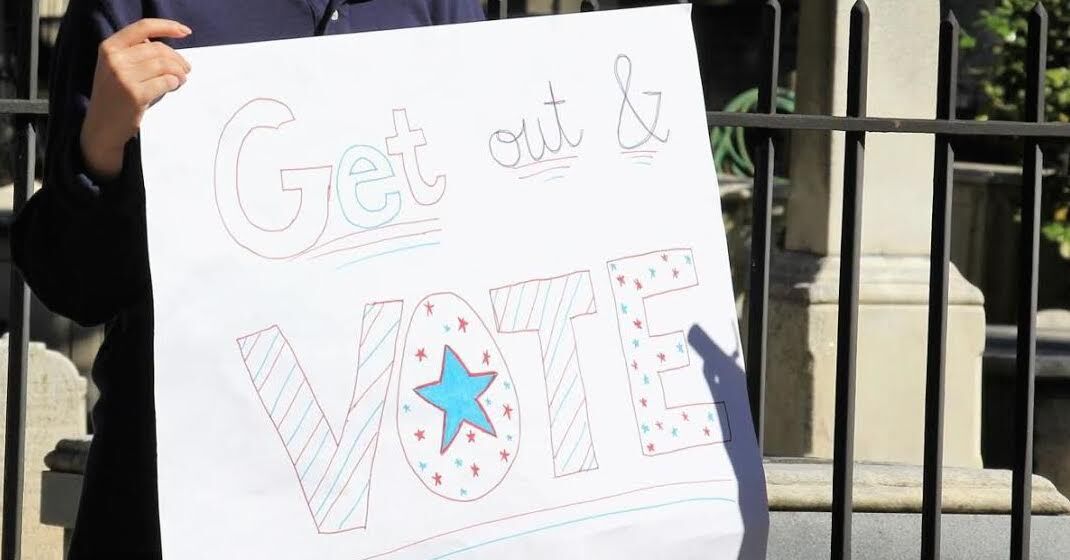 vote sign